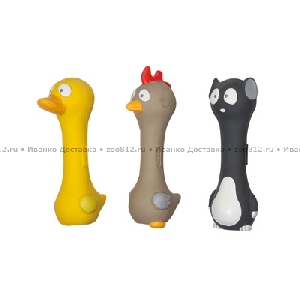 Flamingo «Животное» игрушка гантель для собак