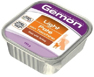 Gemon Dog Light консервы для собак облегченный паштет индейка 150г