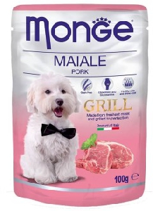 Monge Dog Grill Pouch паучи для собак свинина 100г