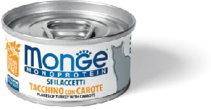 Monge Cat Monoprotein хлопья для кошек из индейки с морковью 80г Monge Cat Monoprotein хлопья для кошек из индейки с морковью 80г