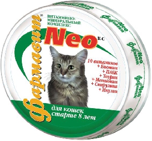 NEO Фармавит для кошек старше 8 лет 60 таблеток