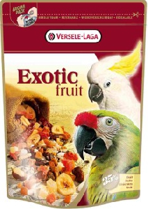 VERSELE-LAGA лакомство Exotic Fruit для крупных попугаев с фруктами 600 г
