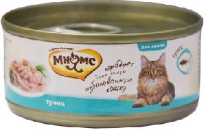 Мнямс консервы для кошек Тунец в нежном желе 70 г