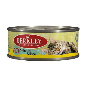Berkley 10 для кошек с лососем и рисом