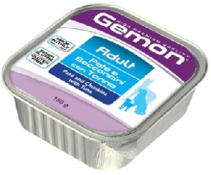Gemon Dog консервы для собак паштет с кусочками тунца 150г