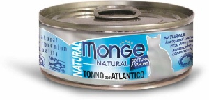 Monge Cat Natural консервы для кошек атлантический тунец 80г
