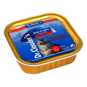 Dr. Clauder`s паштет - кусочки для кошек в соусе с гусем и печенью Dr. Clauder`s паштет - кусочки для кошек в соусе с гусем и печенью
