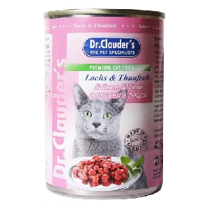 Dr. Clauder`s консервы для кошек с лососем и тунцом