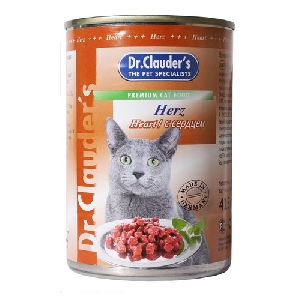 Dr. Clauder`s консервы для кошек с сердцем
