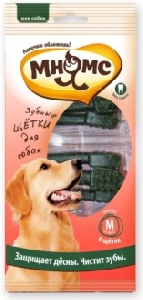 Мнямс Зубная щётка зеленая средняя 6 шт, 8.5 см