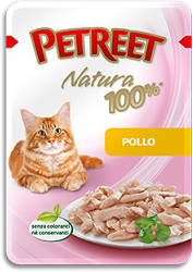 Petreet Паучи для кошек Курица 85 г