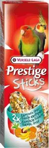 VERSELE-LAGA палочки для средних попугаев Prestige с экзотическими фруктами 2х70 г