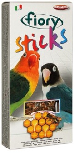 FIORY палочки для средних попугаев Sticks с медом 2х60 г