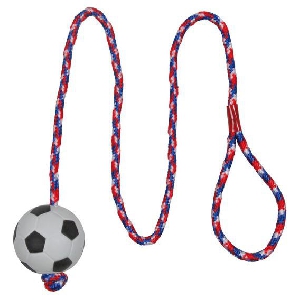 Мяч на веревке, 100 см, Ф 6см.