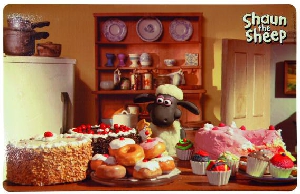 Коврик под миску Барашек Shaun
