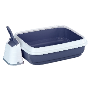 IMAC DUO туалет д/кошек с бортом и совком 59х40х28см, фото №3