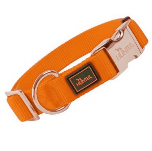 Hunter ошейник ALU-Strong нейлон с металлической застежкой оранжевый Hunter ошейник ALU-Strong нейлон с металлической застежкой оранжевый