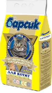 Барсик впитывающий наполнитель для котят