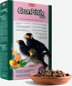 Padovan GranPatee fruits Корм д/насекомоядных птиц с фруктами