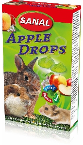 Sanal Apple drops лакомство для грызунов с яблоком 45 г