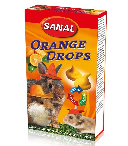 Sanal Orange drops лакомство для грызунов апельсин 45 г