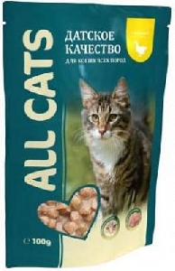 Паучи с курицей для кошек