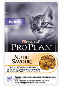 Purina Pro Plan кусочки в желе для котят с курицей