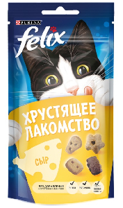 Хрустящее лакомство cо вкусом сыра для взрослых кошек
