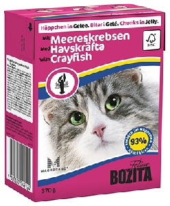 Кусочки в желе для кошек с лангустом