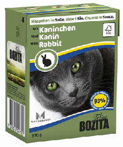 Кусочки в соусе для кошек с кроликом