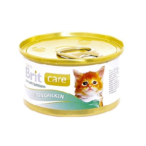 Консервы для котят с курицей