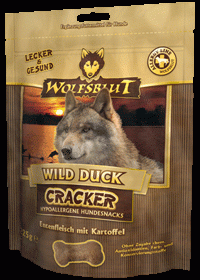 Wolfsblut WILD DUCK Крекеры для собак Утка с картофелем 225гр