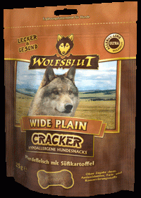 Wolfsblut WIDE PLAIN Крекеры для собак Конина и батат 225гр