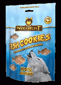 Wolfsblut FISH COOKIES SEEFISCH Снеки рыбные морская рыба 150гр