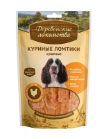 Деревенские Лакомства «Сушеные куриные ломтики» лакомство для собак
