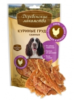 Деревенские Лакомства «Куриные грудки сушеные» для собак