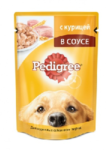 Паучи для собак с курицей