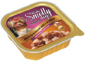 Консервы для собак "Smolly dog" ягненок с сердцем