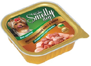 Консервы для щенков "Smolly dog" телятина с цыпленком Консервы для щенков "Smolly dog" телятина с цыпленком