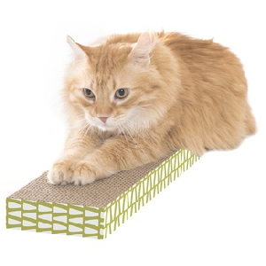 Kitty City Когтеточка доска малая, 4x13x46 см, картон