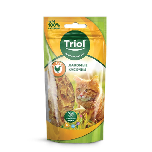 Лакомые кусочки из курицы для кошек, 40г