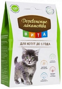 Деревенские Лакомства Вита для котят до 1 года