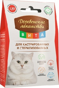 Деревенские Лакомства Вита для стерилизованных кошек