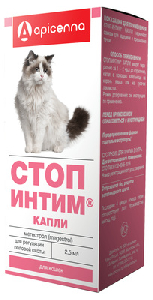 Apicenna СТОП-ИНТИМ капли для кошек 2,5 мл