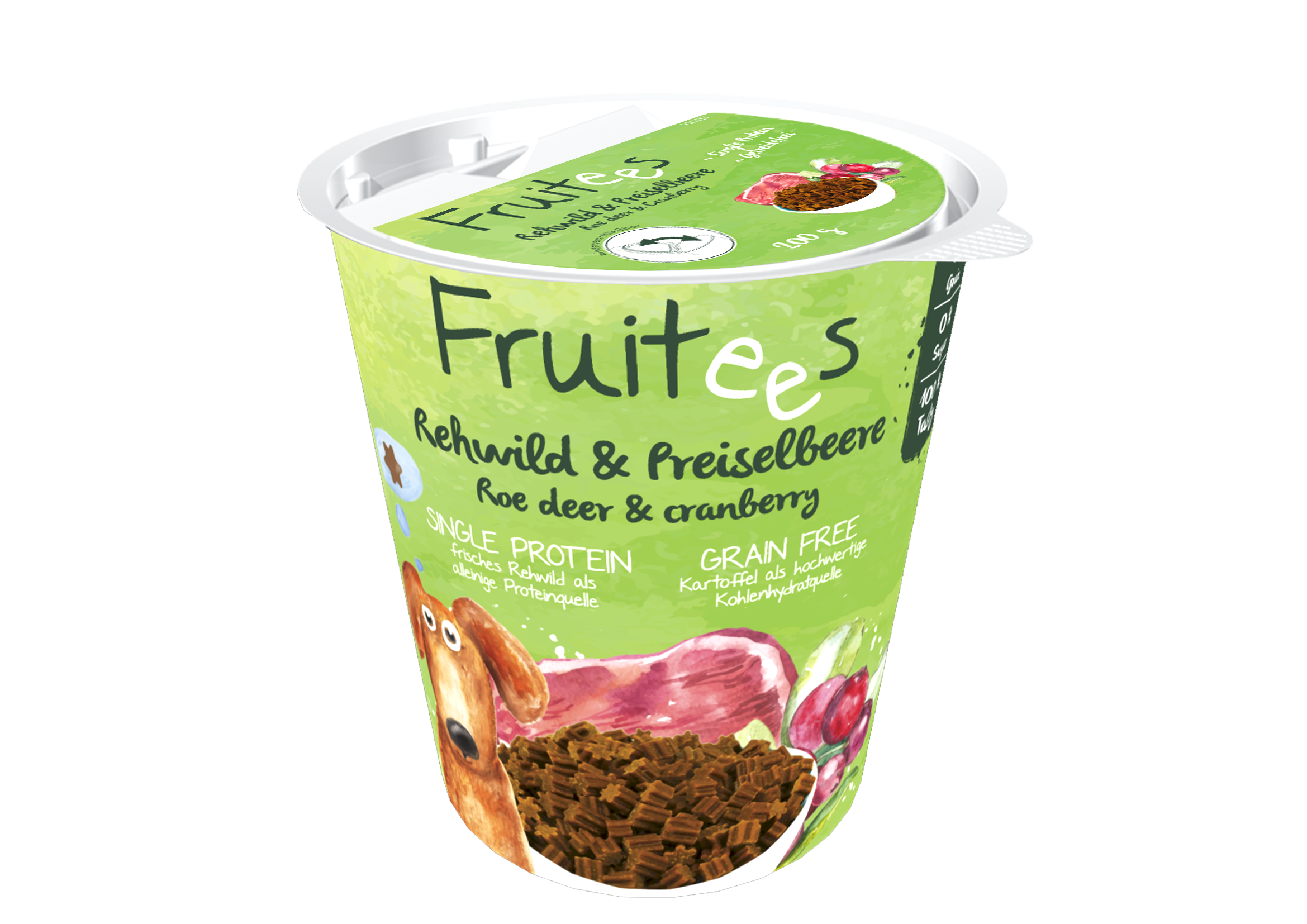Bosch Fruitees с косулей и клюквой лакомство для собак