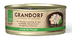 Влажный корм для кошек Grandorf Куриная грудка