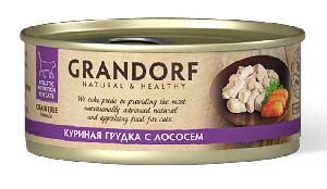 Влажный корм для кошек Grandorf Куриная грудка с лососем Влажный корм для кошек Grandorf Куриная грудка с лососем