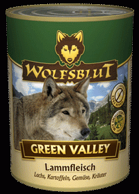 Консервы Wolfsblut (Волчья кровь) Green Valley Adult (Зеленая долина для взрослых) Ягненок лосось 395гр