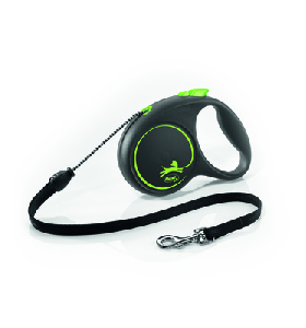 Flexi рулетка-трос для собак, Black Design XS Cord 3м 8кг