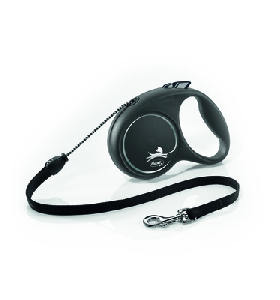 Flexi рулетка-трос для собак, Black Design XS Cord 3м 8кг, фото №2